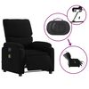 vidaXL Sill&oacute;n reclinable de masaje el&eacute;ctrico tela negro