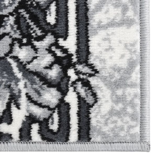 vidaXL Alfombra de pasillo BCF gris 80x400 cm