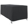 vidaXL Funda para Loungers Liso Negro 74 x 210 x 40 cm tela
