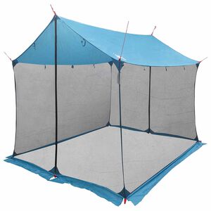 vidaXL Toldo de camping con paredes de malla 270 x 210 x 210 cm Azul