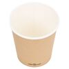 vidaXL Vasos de papel para caf&eacute; 100 uds marr&oacute;n 200 ml