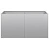 vidaXL Jardinera 80x40x40 cm de acero galvanizado