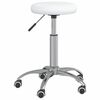 vidaXL Silla de comedor de cuero sint&eacute;tico blanco