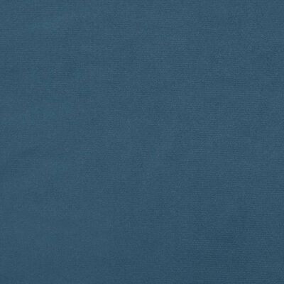 vidaXL Cabecero con orejas de terciopelo azul oscuro 93x23x118/128 cm