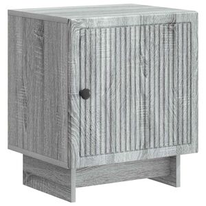 vidaXL Armario de Noche Gris Sonoma 43 x 34,5 x 50 cm