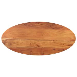 vidaXL Tablero de mesa ovalado madera maciza de acacia 90x40x3,8 cm