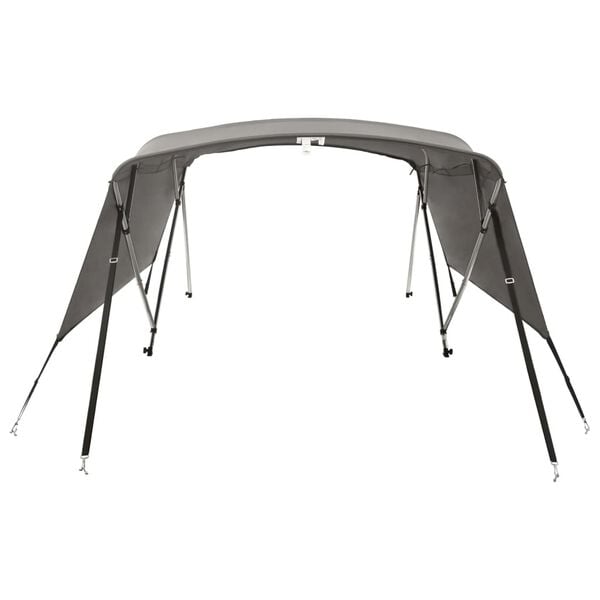 vidaXL Toldo bimini 4 arcos con paredes laterales 243x(230-244)x137 cm