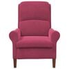 vidaXL sillón Rojo vino tinto 76 x 94 x 102 cm Terciopelo