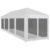 vidaXL Carpa de celebraciones con 10 paredes de malla 12x3 m