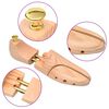 vidaXL Hormas de zapatos 5 pares madera maciza de pino n&uacute;mero 38-39