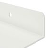 vidaXL Estante flotante 2 pcs 60 x 8,5 x 2,5 cm Acero