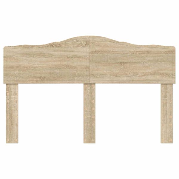 vidaXL Cabecero Roble Sonoma 150 cm Madera contrachapada