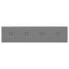 vidaXL Paneles de pared 12 uds cuero sint&eacute;tico gris 60x15 cm 1,08 m&sup2;