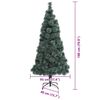 vidaXL &Aacute;rbol de Navidad artificial preiluminado con juego de bolas PET