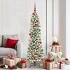 vidaXL &Aacute;rbol de Navidad artificial 180 cm PVC, Metal y Pl&aacute;stico