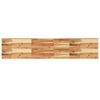 vidaXL Estante flotante madera acacia maciza acabado aceite 140x30x4cm