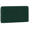 vidaXL Cabecero de cama acolchado terciopelo verde oscuro 100 cm
