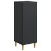 vidaXL Aparador Negro 33 x 34,5 x 90 cm Madera de Ingenier&iacute;a