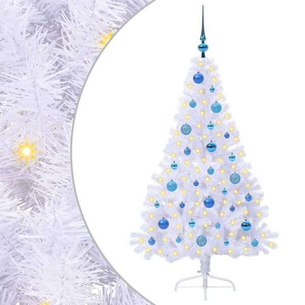 vidaXL &Aacute;rbol de Navidad artificial con 150 LED 150 cm PVC y Acero