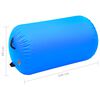 vidaXL Rollo hinchable de gimnasia con bomba PVC azul 100x60 cm
