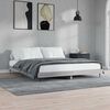 vidaXL Estructura de cama madera de ingenier&iacute;a gris Sonoma 200x200 cm