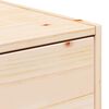 vidaXL Mesita de Noche Marr&oacute;n 50 x 32,5 x 24 cm Madera maciza de pino