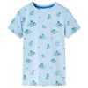 Camiseta infantil azul claro 92