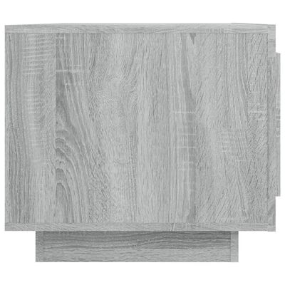 vidaXL Mesa de centro madera contrachapada gris Sonoma 102x50x45 cm