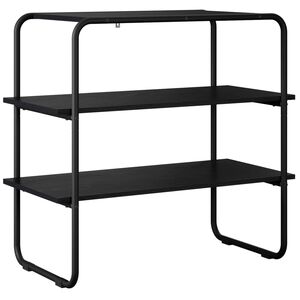 vidaXL Mesa Consola Roble Negro 60 x 41 x 75 cm Madera de ingenier&iacute;a