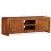 vidaXL Mueble de TV madera maciza acabado miel 120x30x40 cm