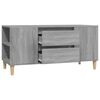 vidaXL Mueble de TV madera contrachapada gris Sonoma 102x44,5x50 cm