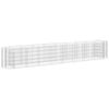 vidaXL Arriate de gaviones de hierro galvanizado 330x50x50 cm