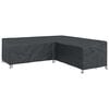 vidaXL Funda para muebles 270 x 270 x 80 cm Tela Oxford 210D Forma L
