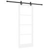 vidaXL Puerta Corredera ORKDAL y Negro 83 x 211 cm