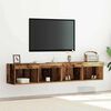 vidaXL Conjunto de mueble de TV 2 pcs Madera vieja 80 x 30 x 30 cm
