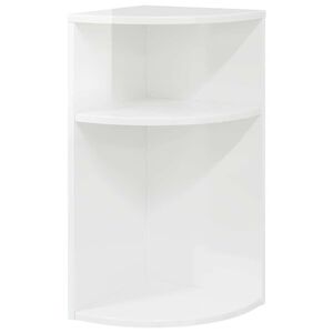 vidaXL Mesa Auxiliar brillante 29,6 x 29,6 x 60 cm