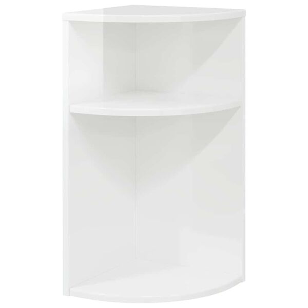 vidaXL Mesa Auxiliar brillante 29,6 x 29,6 x 60 cm