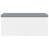 vidaXL Banco de almacenaje blanco 102x42x45 cm madera de ingenier&iacute;a