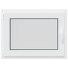 vidaXL Ventana de s&oacute;tano "RISOR" 80x70 cm oscilobatiente DIN izquierda blanca
