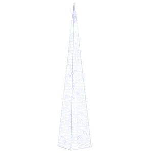 vidaXL Cono de luz LED decorativo acr&iacute;lico azul 60 cm