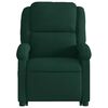 vidaXL Sill&oacute;n el&eacute;ctrico reclinable elevable de terciopelo verde oscuro