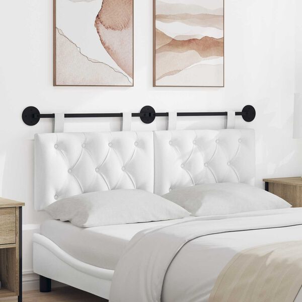 vidaXL Cabecera Colgante Montaje en la pared 150 x 55 x 7 cm tela