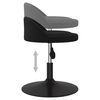 vidaXL Sillas de comedor giratorias 2 uds terciopelo negro