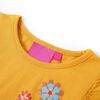 Camiseta infantil de manga larga ocre oscuro 104