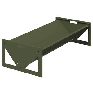 vidaXL Abrevadero para ganado Verde oliva 108 x 50 x 28 cm 10 kg