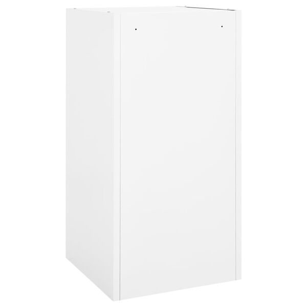 vidaXL Armario para sillas de montar acero blanco 53x53x105 cm