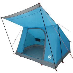 vidaXL Tienda de camping con techo Azul 282 x 225 x 154 cm tafet&aacute;n