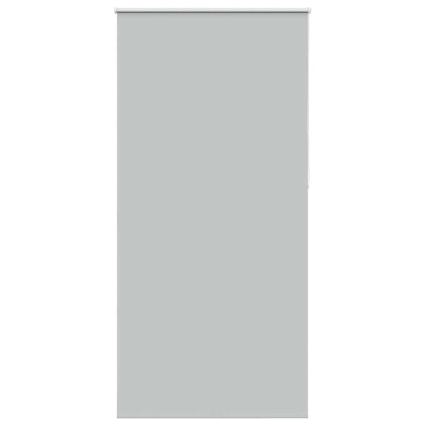 vidaXL Estor Enrollable Opaco gris claro 105x210 cm Tela Ancho 100,7cm