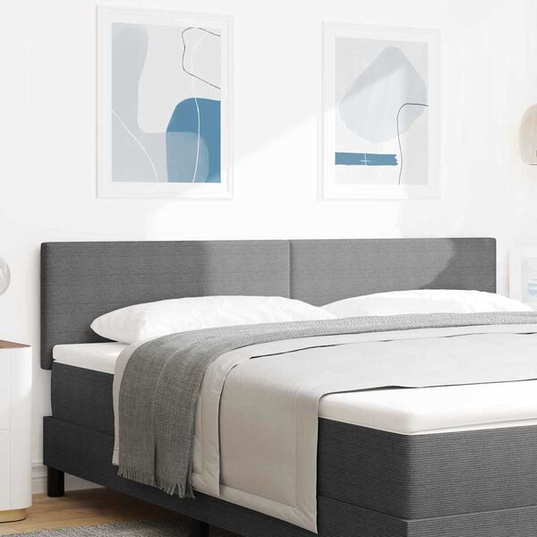 vidaXL Cabecero con cabecera Gris Claro 180 cm Cuero sint&eacute;tico