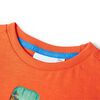 Camiseta infantil naranja oscuro 104